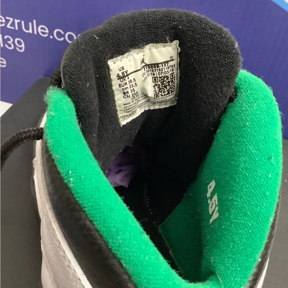 Air Jordan 10 Retro Seattle Kids Size 4.5y - Picture 8 of 9